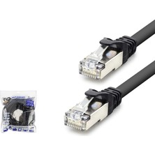 Hadron HDX5095 Cat7 Ethernet Patch Kablosu 10 Gbps 600 Mhz 15 M Siyah