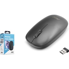 Aoc MS200B Sessiz Kablosuz Mouse 2.4 Ghz 1200 Dpı Siyah