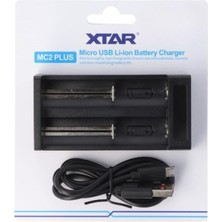 Xtar Mc2 Plus Ikili Li-Ion Pil Şarj Cihazı