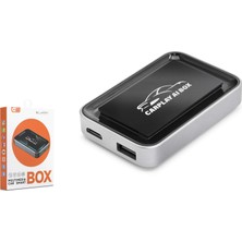 Hadron HDX1398 Carplay Android Auto Smart Aı Box Type-C USB Multimedya Adaptörü Siyah
