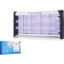 Hadron HDX9301 Elektrikli Sinek Öldürücü Cihaz 30W 49 cm Floresan Abs Siyah Beyaz