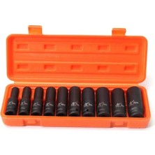 Mythriva 5490 1/2'' Derin Havalı Lokma Anahtar Takımı 10 Parça (Metrik)