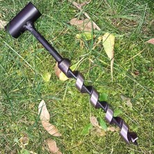 Mythriva ® Nordic™ Delme Çapı 22 mm - Bushcraft Isveç El Burgusu Boyunduruk Isveç Ocağı Outdoor Kamp Ekipmanı