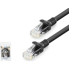 Hadron HDX5069 Cat6 Ethernet Patch Kablosu 1 Gbps 250 Mhz 1 M Siyah