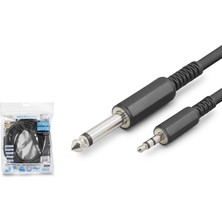 Hadron HDX1078 3.5 mm To 6.35 mm Stereo Jack Kablosu 5 M Siyah