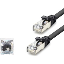 Hadron HDX5096 Cat7 Ethernet Patch Kablosu 10 Gbps 600 Mhz 20 M Siyah