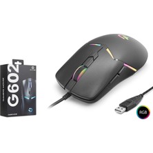 Nodar Good Pro G602 Rgb Gaming Mouse 7200 Dpı 6 Tuş 1000Hz Siyah