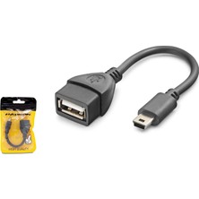 Hadron HN4591 Mini USB To USB Otg Dönüştürücü Kablo Siyah