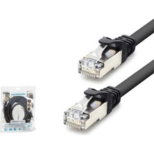 Hadron HDX5092 Cat7 Ethernet Patch Kablosu 10 Gbps 600 Mhz 3 M Siyah