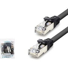 Hadron HDX5093 Cat7 Ethernet Patch Kablosu 10 Gbps 600 Mhz 5 M Siyah