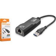 Hadron HDX7867 USB 3.0 Ethernet Adaptör Gigabit Siyah