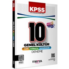 Akm Kitap Kpss Genel Kültür Tarih Coğrafya Vatandaşlık 10 Deneme Sınavı Marka Yayınları