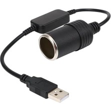 Mythriva Parcbeny 5726 USB 2.0 5 Volt - 2 Amper To 12 Volt - 0.8 Amper Araç Çakmak Fişi Dişi Çevirici
