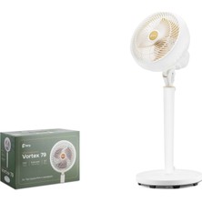 Feny FNF15 Vortex 79 Ayarlanabilir Ayaklı Retro Vantilatör 9 Inç 70W 3 Kademeli Beyaz
