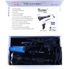 Watton 600 Lümen Tx6 Şarjlı LED Güçlü Aydınlatma Uzun Menzilli Profesyonel Model WT-253