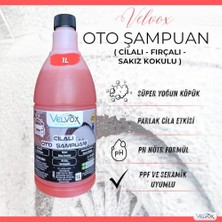 Mythriva Velvox Cilalı Oto Şampuanı 1l | Süper Yoğun Köpük | Ph Nötr | 1:60 Konsantre | Seramik & Ppf Uyumlu | Nano Boya Koruma | Antistatik Araç Şampuanı | Sakız Kokulu