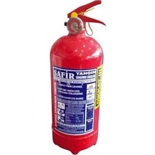 Mythriva 1 kg Yangın Tüpü, Abc Kuru Kimyevi Toz, A1 7114 Kalite, Manometreli