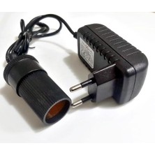 Mythriva Yatak Pompa Adaptörü Çakmak Adaptörü Araç Çakmaklık Çevirici Ev Tipi 24W/2A/12V