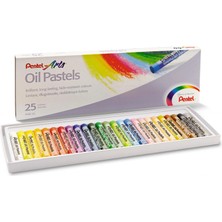 Mythriva Pentel Yağlı Pastel Boya, Standart Kutu, 25 Renkli