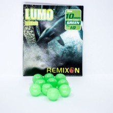 Remixon 10MM Yeşil Yuvarlak Soft Silikon Boncuk (10ADET)