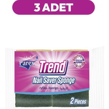 Mythriva Parex Trend Oluklu 2'li Klasik Sünger Üçlü Paket