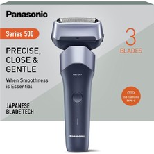 Panasonic Tıraş Makinesi "30° Japon Bıçaklarla Yoğun Sakalları Kesin"