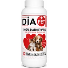 Dia Pet- Kedi ve Köpek Bit Pire Kene Kovucu Doğal Diatom Toprağı [ 100 Gram ]