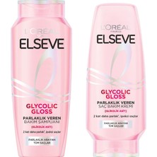 Mythriva Elseve Glycolic Gloss Parlaklık Veren Saç Bakım Rutini Seti: Şampuan & Saç Kremi