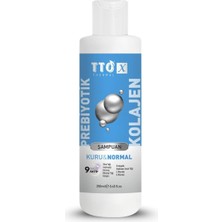 Mythriva Tto -X Prebiyotik & Kolajen Kuru ve Normal Saçlar Şampuan 250ML (Glycerin,maltodextrin,triethanolamin