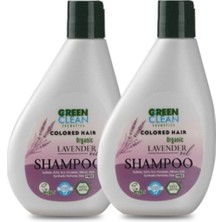 Mythriva U Green Clean Green Clean Şampuan Seti 2'li - Boyalı Saçlar - Lavanta 275 ml