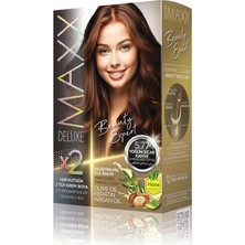 Mythriva Maxx Deluxe Beauty Expert Haır Color (Keratin)'li 1 Kutu (2 x 50 Ml) (Yoğun Sıcak Kahve 5.77)
