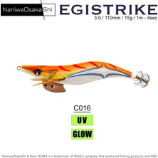 Naniwaosakashi Egistrike 3.0 110MM 15.4g Kalamar Zokası
