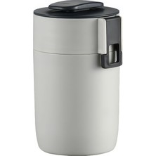 Mythriva 304 Çelik Gri 580 ml Yemek Mama Taşıma Saklama Kabı (Sıcak Tutmaz) CIN561GR