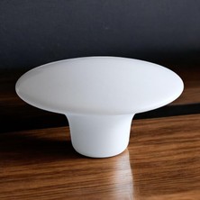 Mythriva Bohem Plastik Dış Bükey Kulp Beyaz Renk Mobilya Mutfak Dolap Dolabı Çekmece Kulpu Kulbu