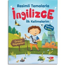 Mythriva Resimli Temalarla Ingilizce Ilk Kelimelerim 10 - Orman Hayvanları