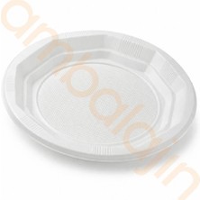 Ambalajın 50 Adet 19 cm Kullan At Plastik Tabak – Davet ve Piknik Tabağı