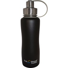 Mythriva Eco Vessel Vidalı Kapaklı Yalıtımlı Termos, 0.50 Lt, Siyah