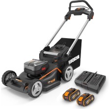 Mythriva Worx WG748E 40VOLT 4.0AH. Li-Ion 46CM Profesyonel Kömürsüz Şarjlı Çim Biçme