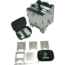 Mythriva Pratikoutdoor Paslanmaz Ateş Kutusu, Firebo Cm, Katlanır Mini Soba, Kamp Sobası