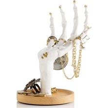 Mythriva Suck Uk Sk Tıdyhand1 Takı Standı, Plastik, Beyaz, 11,8 x 21,5 x 14 cm