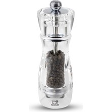 Mythriva Peugeot 18221 Vittel Karabiber Değirmeni Akrilik, 4,9 x 4,9 x 16 Cm, Şeffaf