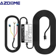 Mythriva Azdome HT03 Hardwire Kit Araç Içi Kameralar Için Güç Kaynağı Bağlantı Seti