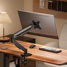 Mythriva Monitör Kolu Vesa Uyumlu Hareket Ayarlanabilir Monitör Standı 17-32" 9kg Kapasite Tutucu (Tek Kollu)
