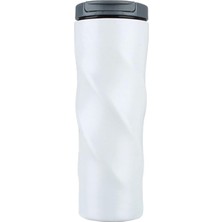 Mythriva Komple 304 L Çelik Beyaz 500 ml Kahve Termos Mug CIN229BY