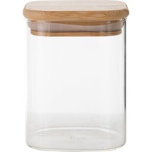Mythriva Mudo Home Borosilikat Kare Kavanoz 500 ml