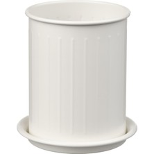 Mythriva Ikea Välvårdad Çatal Bıçaklık, 13 cm (Beyaz-Galvanizli)