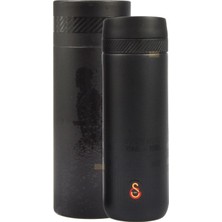 Mythriva Galatasaray Resmi Lisanslı 550ML Rahat Içim Çift Katmanlı Paslanmaz Çelik Termos 6 Saat Sıcak Soğuk Premium Kutu