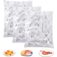 Mythriva Ksvaye 300 Adet Saklama Torbası, Tekrar Kullanılabilir, Lastik Bantlı Taze Tutma Folyosu, Gıda Maddeleri Için Elastik Saklama Torbaları, Mühürleme Torbası, Gıda Örtüsü