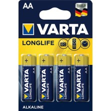 Mythriva Varta Batarya Longlıfe, Mignon, Aa, Lr6, 1,5 V, 2.600 Mah (4 Adet), 1 Paket 4 Adet
