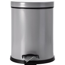 Mythriva 5 Lt Pedallı Çöp Kovası Gri